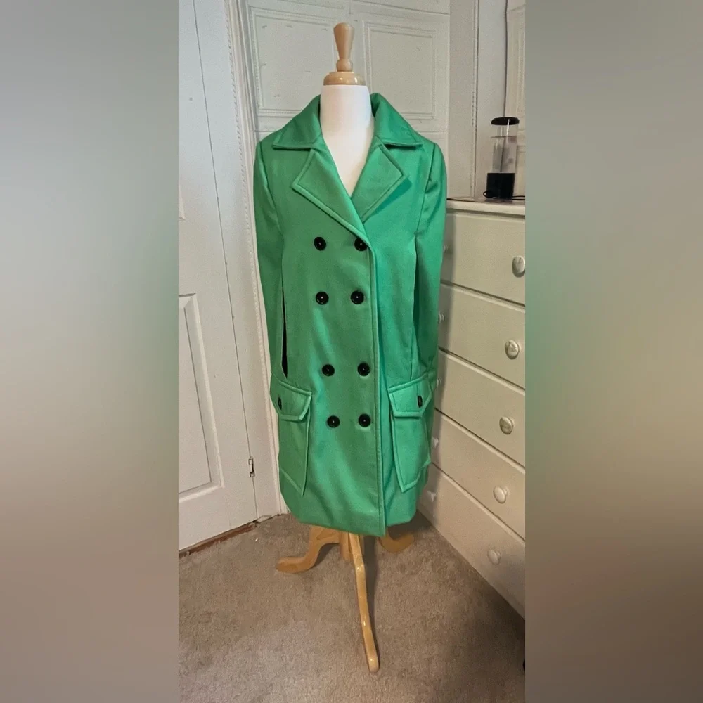 Blair Waldorf Inspired Green Sleeveless Jacket Rare Gossip Girl Style - Picture 11 of 15